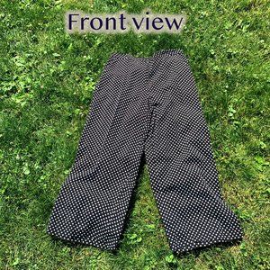 "Popsugar" wide leg pants, large, cropped, EUC